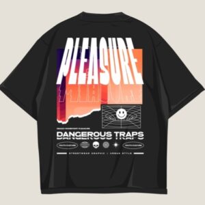 Home pleasure oversized tee (black)