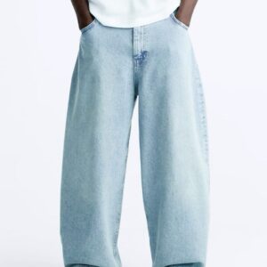 Home denim: baggy jean (sky blue)